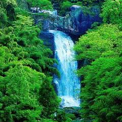 石梁飞瀑