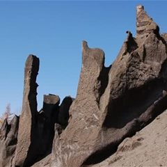 长白山峡谷浮石林